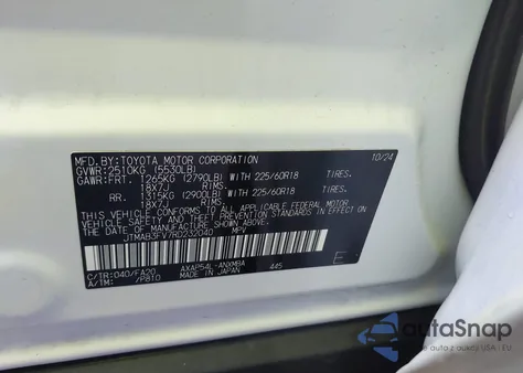 2024 Toyota Rav4 Prime Se из США, поврежденный, VIN JTMAB3FV7RD232040